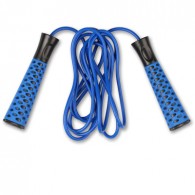 Скакалка INDIGO пластиковые ручки шнур ПВХ регулируемая длина 97123 IR 2,75 м Синий